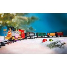 Eisenbahn zug weihnachtszug - eisenbahn,