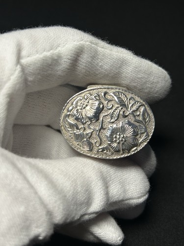 900 silber pillendose - 900,