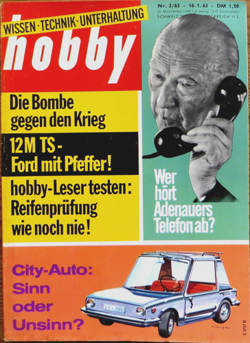 Hobby bmw 1500 - 02/63, 1500,test
