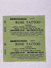 Rose Tattoo Konzertticket X2