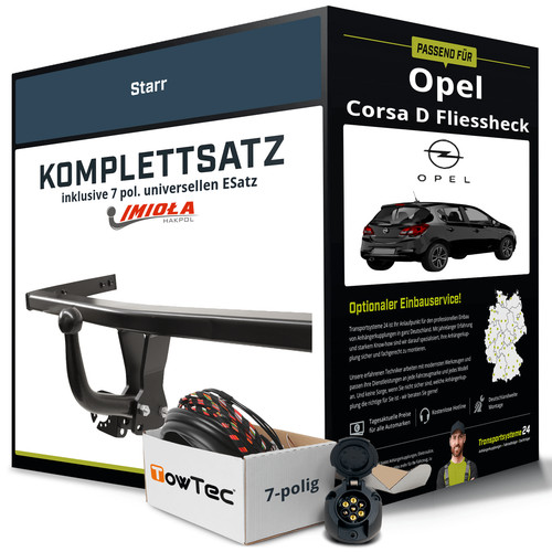 Anhängerkupplung starr für