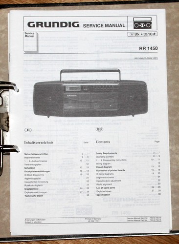 Grundig 1450 original - rr,