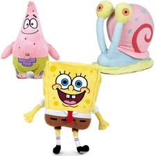 SpongeBob Schwammkopf Plüschfigur  Kuscheltier Plüschtier Stofftier Gary