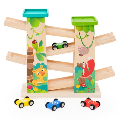 Holz kugelbahn rennbahn - holz,