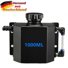 1L Aluminium Auto Motoröl Catch Can Reservoir Kühlmittel Tank Universal Schwarz