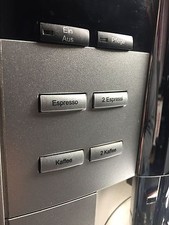 Jura Impressa S9 S7 Avantgarde ,XS90/95 Tastensymbol Aufkleber Sticker SCHRIFT