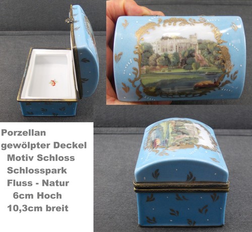 Porzellan deckeldose dekor - porzellan,
