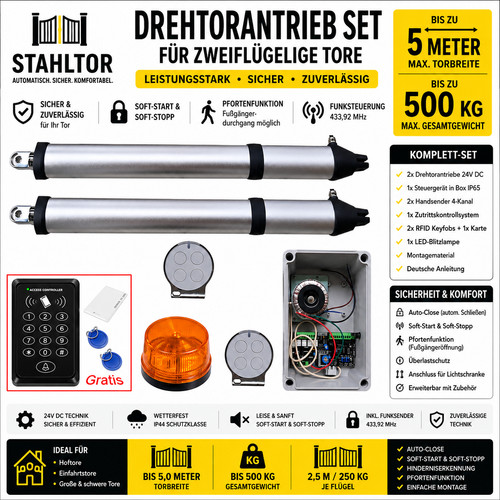 Torantrieb drehtorantrieb set - torantrieb,