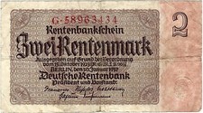 Banknote Rentenbankschein 2
