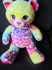 Build a Bear Teddy ღ große Build a Bear Regenbogen Katze, anschauen lohnt !!!!