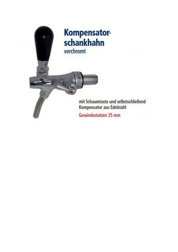 Zapfhahn mit schaumtaste - mit,