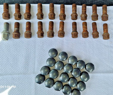 20 x Radschrauben Kugelbund  M14x 1,5x27 R13 SW17 Radbolzen von VW Golf VI Alu