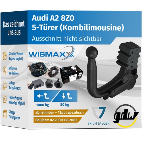 Anhängerkupplung für audi - für, a2