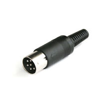 6-pol. Diodenstecker DIN-Stecker zum Löten Montage Lötkontakte Dioden-Stecker