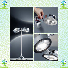 Lampe BANKAMP Designer Tischlampe Tischleuchte Aqua L5911.2-02 Glas *NEU* 🔝