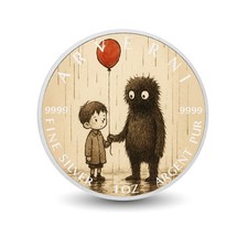  The Gift - Whispers of Kindness Coloured 1oz Fine Silver Coin