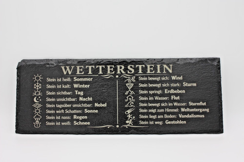 Wetterstein aus schiefer - wetterstein,