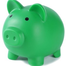 Mini-Dunkelgrün Sparschwein