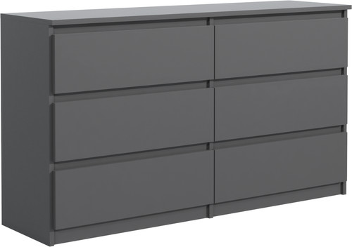 Kommode anthrazit mit - mit, 6