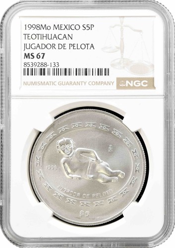 Mexiko pesos 1998 ngc - 5,