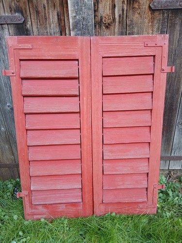 Paar fensterladen holz - fensterladen,