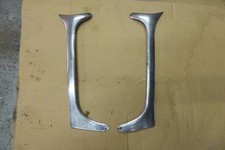 Jaguar E-Type S1+2 Chromleisten (Windscreen Sidefinisher) Coupè rechts+links