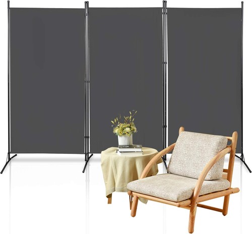 Paravent 260x180cm anthrazit - 260x180cm,