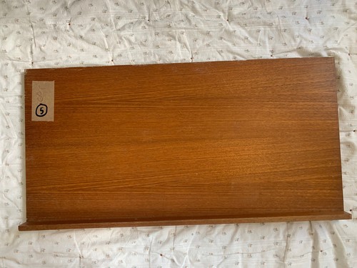 Teak einlegeboden schreibtisch - einlegeboden,