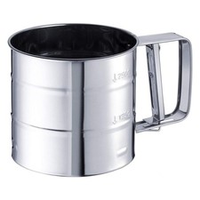 Westmark Mehl- und Puderzuckersieb, Mit Griff, Rostfreier Edelstahl, Silber