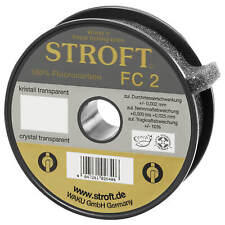 Stroft FC2 Fluorocarbon Hauptschnur 150m Angelschnur Angelsehne Angelleine