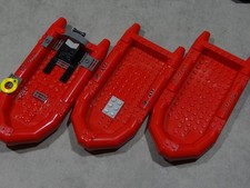 Lego 3x Feuerwehr Schlauchboot Dingi 62812 Coast guard Hafen Polizei Ninjago