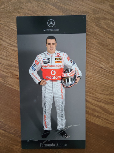 Fernando alonso autogrammkarte - fernando,