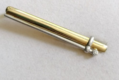 Gold krawatten klammer - gold,