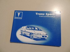 1993 Pontiac Trans Sport 2,3L 3,8L Instructieboekje Betriebs anleitung  handbuch