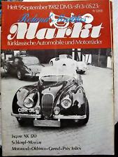 MARKT 9-82+JAGUAR XK 120+HOREX+GLAS 1700 GT & BMW 1600 GT
