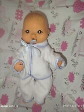 DDR Babypuppe 24 cm,in Originalsachen, Schelmen- Augen 