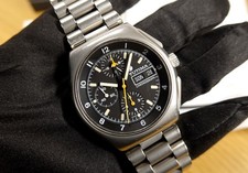 TUTUMA 43 mm Military Chronograph 798 Bundeswehr Lemania 5100 vintage BOX BUND