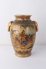 Dekorative große Satsuma-Vase