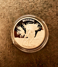 MUSTANG - Tokelau 2024 - 1 Oz (Unze) Silber 999 - Prooflike - Bulmint - Charles