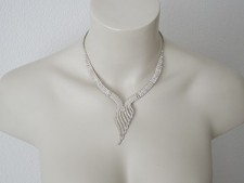 Kette Collier silberfarben
