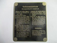 Typenschild oldtimer dkw - oldtimer,