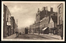 Ansichtskarte Colchester, Head Street, Strassenbahn 