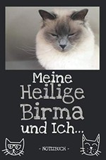 Heilige Birma Katze Notizbuch