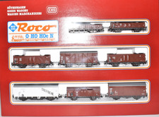 Roco H0 44002 Güterwagen Set 8tlg. der DB in Ep. III / IV mit OVP Wagenset