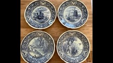 Delft Boch Porzellan Wandteller Sammelteller