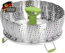 Faltbarer Edelstahl Dampfgarer