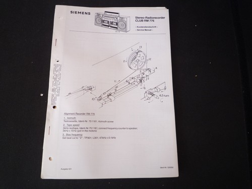 Original service manual - original,