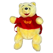 Disney Fashy Winnie Pooh Rucksack Tasche Stofftier Plüsch Kuscheltier Gelb Rot