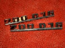 2 Stück Schriftzug 200 D 16 Magirus Deutz Emblem Eckhauber Jupiter