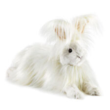 Angora Rabbit / Angorakaninchen Folkmanis Puppets Hasen Handpuppe Plüsch (3188)